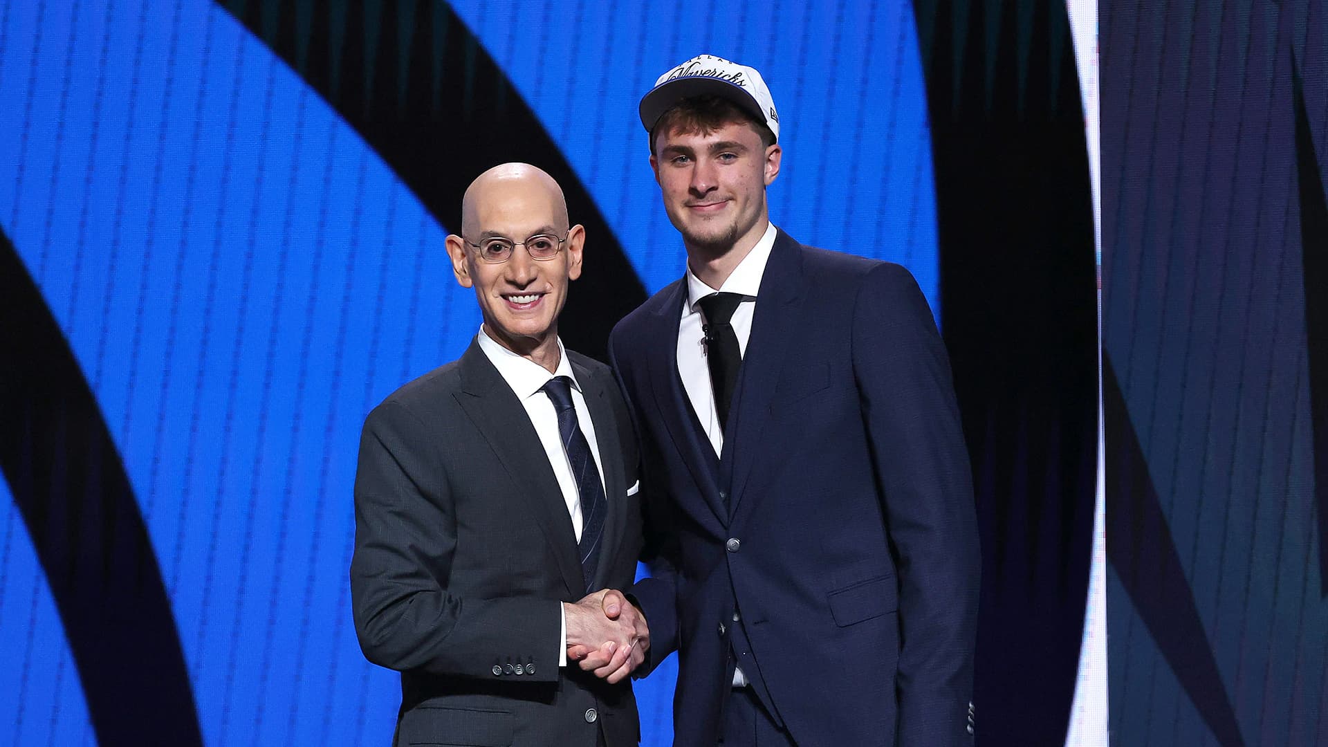 Cooper Flag & Adam Silver on Draft Day
